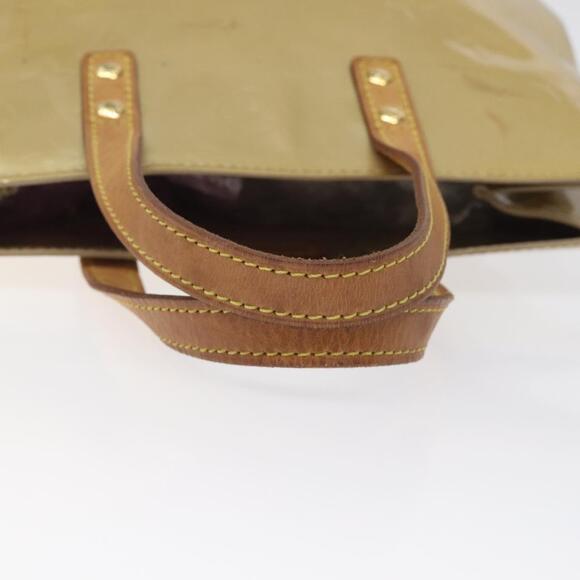 LOUIS VUITTON Monogram Vernis Reade PM Hand Bag Beige M91334 - Picture 7 of 12
